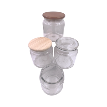 18 oz. (16 oz. Libbey Type) Apothecary Jar - with Choice of Lid - priced per case of 12 jars