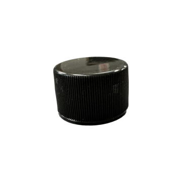 Black Ribbed Cap - (28-410)