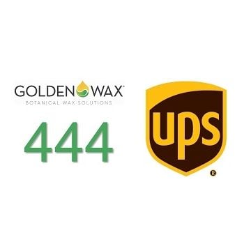 444 UPS Shipping Friendly Package = Natural Soy 444 (Golden Wax 444 - 5715-02-77GW) Wax