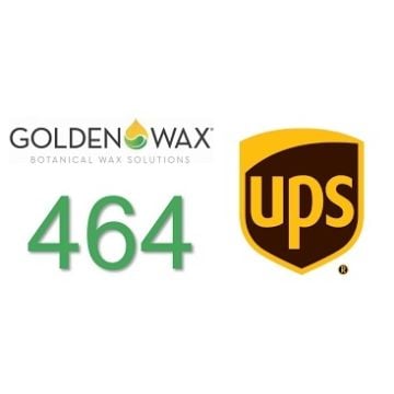 464 UPS Shipping Friendly Package = Natural Soy 464 (Golden Wax 464 - 5702-02-77GW) Wax