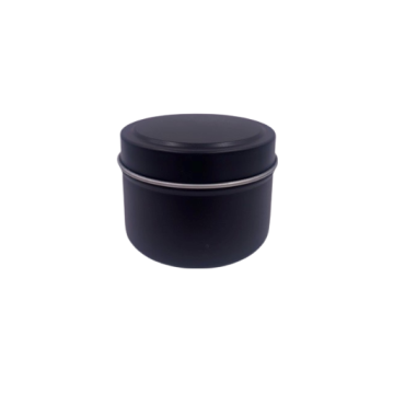 4 oz. Black Candle Tin: priced per tin