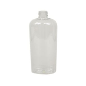 4 oz. Clear Cosmo Oval Plastic Bottle