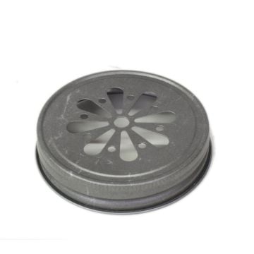 Smelly Jelly Jar Vented Pewter 70G450 Lid - No Disc