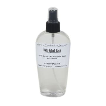Sample of Body Splash Base: 8 ozs. in an 8 oz. Clear Cosmo bottle with a 24-410 White Sprayer