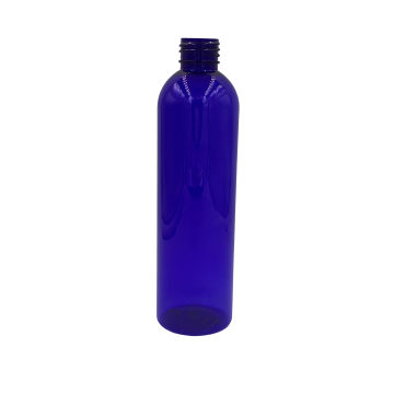 8 oz. Cobalt Blue Bullet Plastic Bottle (24-410)