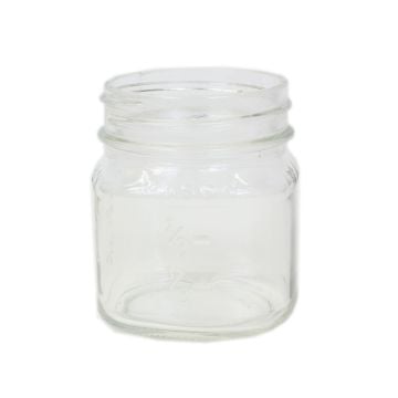 8 oz. Square Mason Jar - Priced per jar