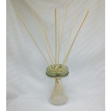 12 oz. Reed Diffuser Bottle with Gold Daisy Cut Diffuser Lid