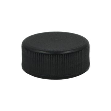 Black Ribbed Cap - (28-400)