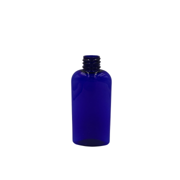 2 oz. Cobalt Blue Cosmo Plastic Bottle (20-410)