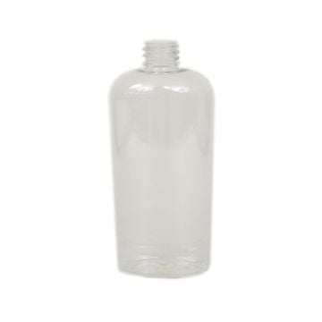 4 oz. Clear Cosmo Oval Plastic Bottle (20-410)