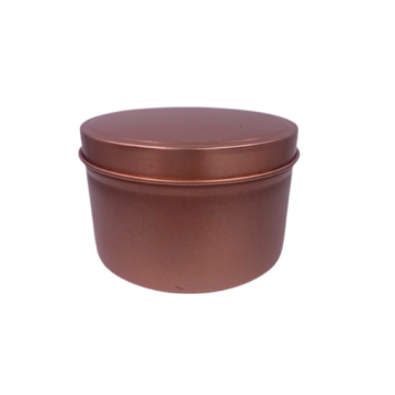 8 oz. Rose Gold Candle Tin: priced per case (24/1)