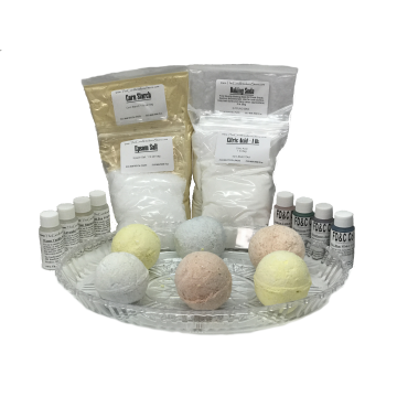 Complete Bath Bomb Starter Kit, 2 lbs. Baking Soda, 1 Lb. Citric, 1 lb. Corn ...