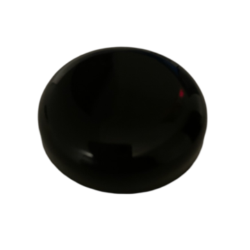Black Domed Plastic Cap 58mm 