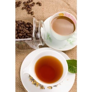 Coffee & Tea Candle Fragrance Sampler Set: 10 - 1 oz. bottles. One each of: Apple Chai Tea, Bergamot Tea, Cappuccino Brulee, Coffee Break, Coffee Caramel Cream, Coffee - Fresh Ground, Frappuccino, Green Tea, Hazelnut Coffee, Mocha Cappuccino