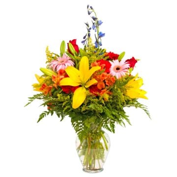 Floral Fragrance Sampler Set: 10 - 1 oz. bottles. One each of: Angel Wings, Carnation, Daffodil, Fresh Cut Roses, Gardenia, Honeysuckle, Jasmine Orchidia, Magnolia, Peony, Plumeria