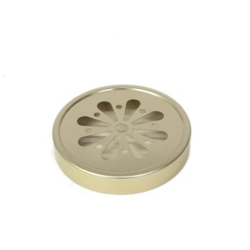 Smelly Jelly Jar Vented Gold 63mm Lid and Disc