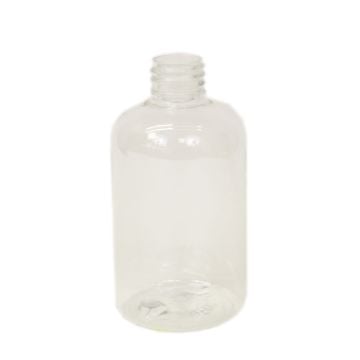 4 oz. Clear Boston Round Plastic Bottle (20-410)
