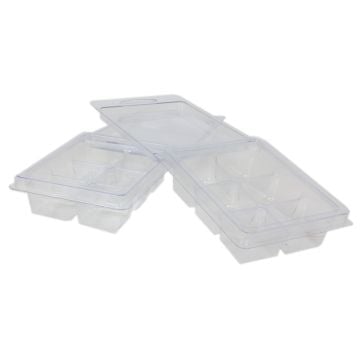 Plastic Tart - Melter 6 Cavity Clamshell