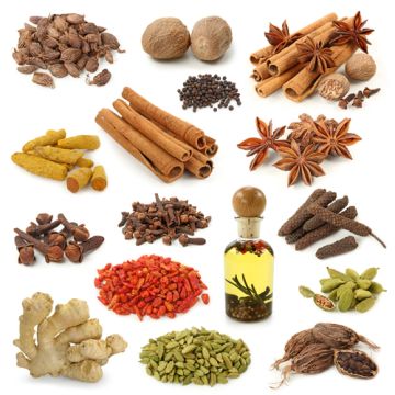 Spice Fragrance Sampler Set: 10 - 1 oz. bottles. One each of: Clove, Mandarin Spice Cake, Spice Cake, Spice Cupboard, Spiced Apple, Spiced Cranberry, Spiced Pear, Spiced Plum, Spiced Vanilla, Tangelo Spice